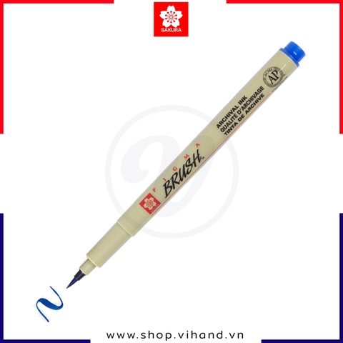 Bút lông ngòi cọ Sakura Pigma Micon Brush XSDK-BR#36 – Xanh dương (Blue)