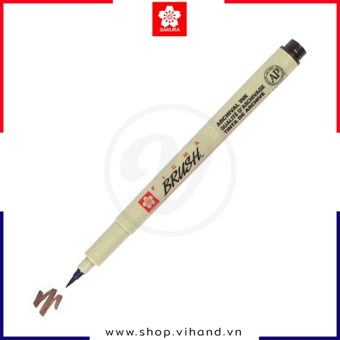 Bút lông ngòi cọ Sakura Pigma Micon Brush XSDK-BR#117 – Sepia