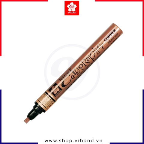 Bút vẽ thư pháp Sakura Pentouch Calligrapher Medium 5.0mm XPFK-C#54 – Màu Copper