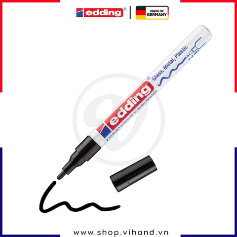 Bút sơn công nghiệp mực gốc dầu Edding 751 Paint Marker - Black