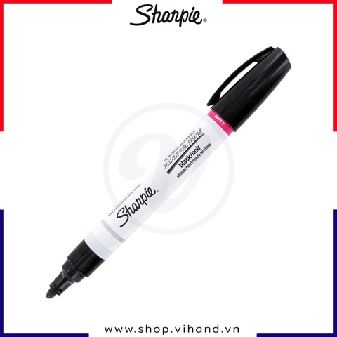 Bút sơn dầu vẽ đa chất liệu Sharpie Oil Based Medium Point - Black (Màu đen)