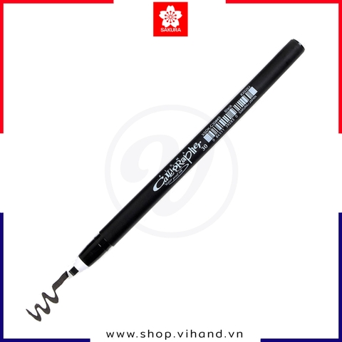 Bút thư pháp Sakura Pigma Calligrapher 30 XSDK-C30#49 3.0mm – Đen (Black)