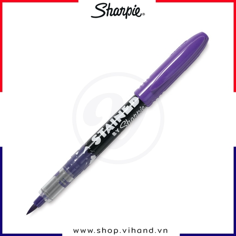 Bút vẽ vải giặt không phai màu, ngòi cọ Sharpie Stained - Purple (Màu tím)