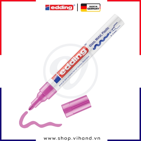 Bút sơn công nghiệp mực gốc dầu Edding 750 Paint Marker - Pink