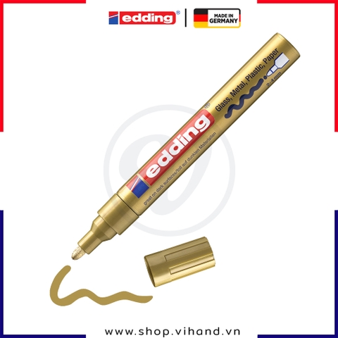 Bút sơn công nghiệp mực gốc dầu Edding 750 Paint Marker - Gold