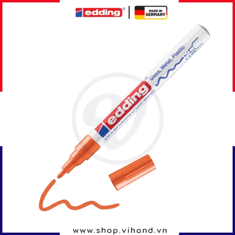 Bút sơn công nghiệp mực gốc dầu Edding 751 Paint Marker - Orange