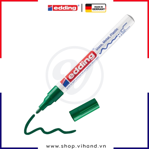 Bút sơn công nghiệp mực gốc dầu Edding 751 Paint Marker - Green