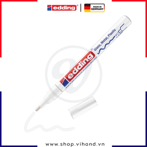 Bút sơn công nghiệp mực gốc dầu Edding 751 Paint Marker - White