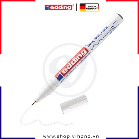 Bút sơn công nghiệp mực gốc dầu Edding 780 Paint Marker - White