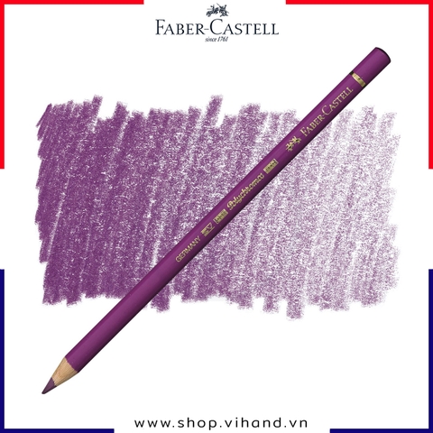 Chì màu cây lẻ Faber-Castell Polychromos 135 - Light Red Violet