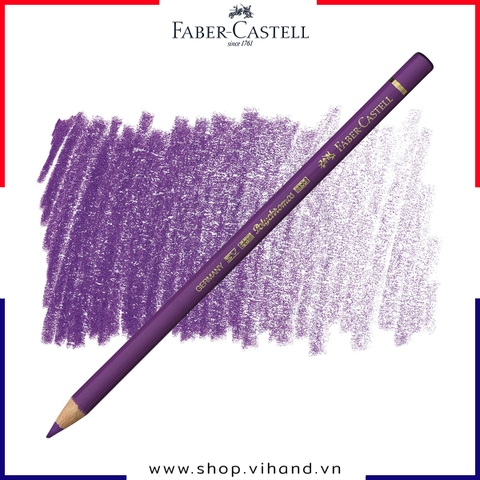 Chì màu cây lẻ Faber-Castell Polychromos 160 - Manganese Violet