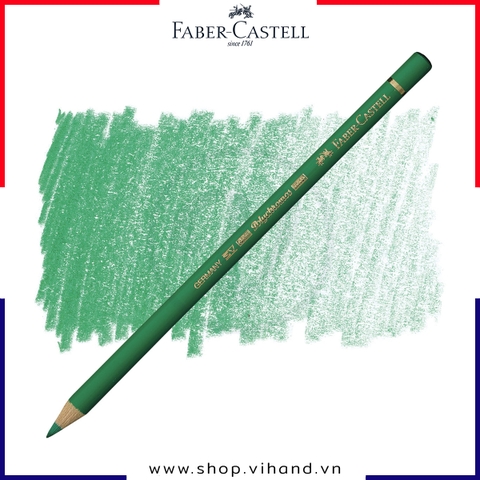 Chì màu cây lẻ Faber-Castell Polychromos 163 - Emerald Green