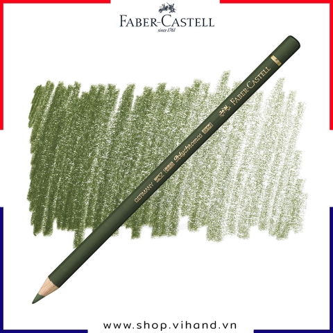 Chì màu cây lẻ Faber-Castell Polychromos 174 - Chrome Green Opaque