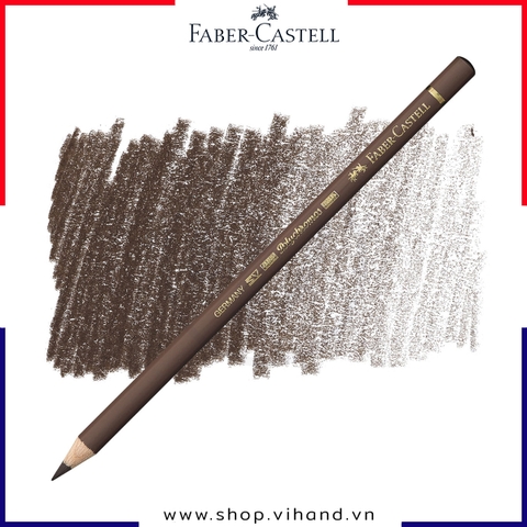 Chì màu cây lẻ Faber-Castell Polychromos 176 - Van Dyck Brown