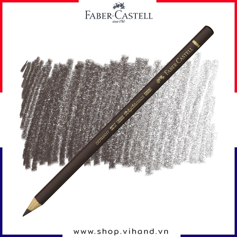 Chì màu cây lẻ Faber-Castell Polychromos 177 - Walnut Brown
