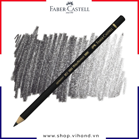 Chì màu cây lẻ Faber-Castell Polychromos 199 - Black