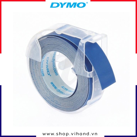 Cuộn nhãn dập nổi Dymo (EM) nhựa PE 9mm x 3m – Xanh dương | 520106