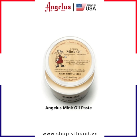 Dầu chồn dưỡng da Angelus Mink Oil Paste – 85gm (3Oz)