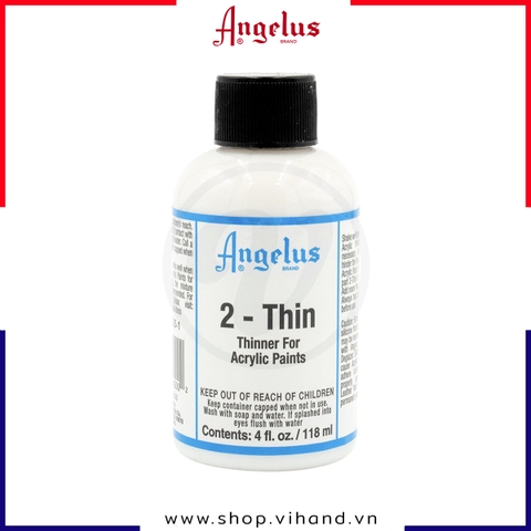 Dung môi pha loãng màu Angelus 2-Thin (Dùng cho Airbrush) - 118ml (4Oz)