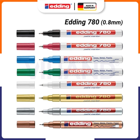 Bút sơn công nghiệp mực gốc dầu Edding 780 Paint Marker