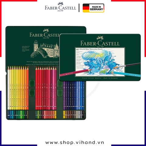 Bộ bút chì màu cao cấp Faber-Castell Albrecht Düre - 60 Màu (Hộp Thiếc)