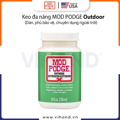 Keo đa năng để dán, phủ bảo vệ, in ảnh MOD PODGE Outdoor chuyên dụng ngoài trời