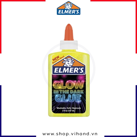 Keo dán phát sáng trong tối Elmer’s Glow in the Dark 147ml – Vàng (Yellow)