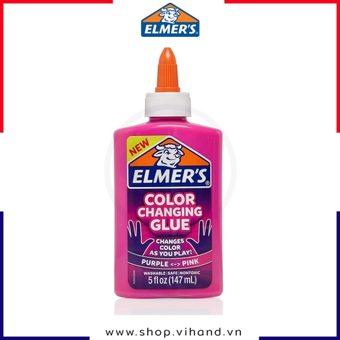 Keo dán thay đổi màu sắc Elmer’s Color Changing Glue 147ml – Purple (Tím)