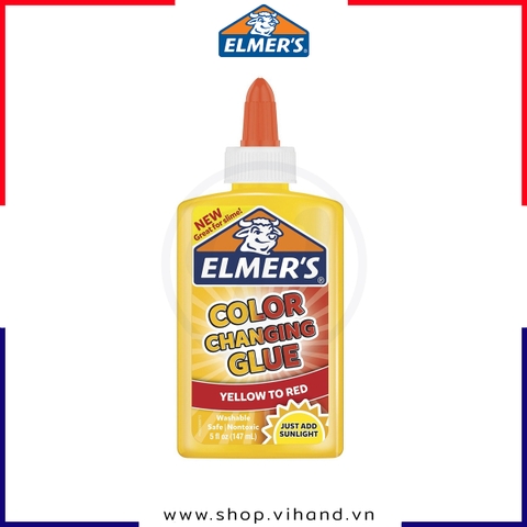 Keo dán thay đổi màu sắc Elmer’s Color Changing Glue 147ml – Vàng (Yellow)