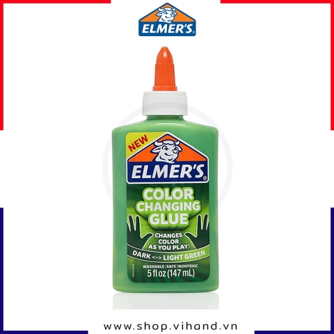 Keo dán thay đổi màu sắc Elmer’s Color Changing Glue 147ml – Green (Xanh lá cây)