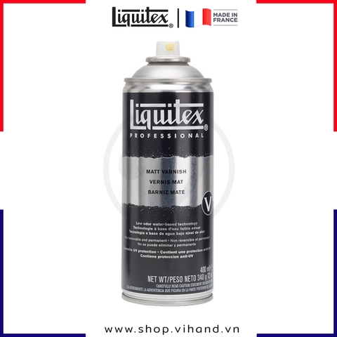 Bình xịt tạo lớp phủ bảo vệ màu Liquitex Professional Matte Varnish Spray (Mờ) - 400ml (14Oz)