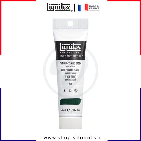 Màu acrylic đậm đặc hạng họa sĩ Liquitex Professional Heavy Body 317 Phthalocyanine Green Blue Shade - 59ml (2Oz)