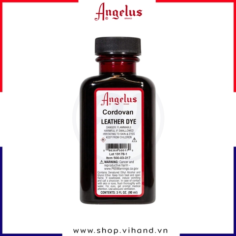 Màu nhuộm da Angelus Leather Dye Cordovan 90ml (3Oz) – 017