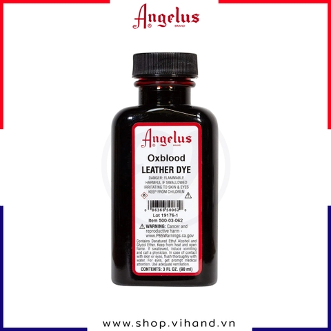 Màu nhuộm da Angelus Leather Dye Oxblood 90ml (3Oz) – 062