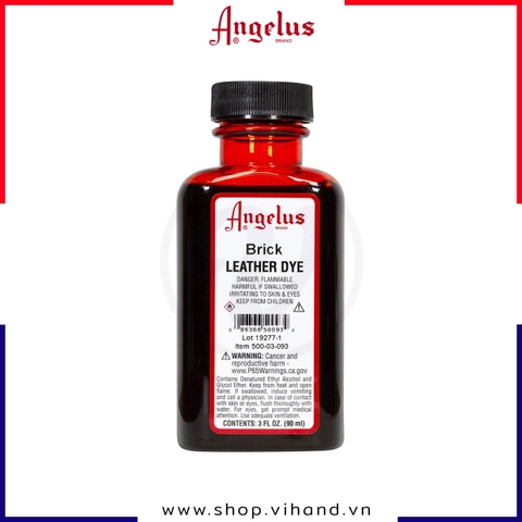 Màu nhuộm da Angelus Leather Dye Brick 90ml (3Oz) – 093