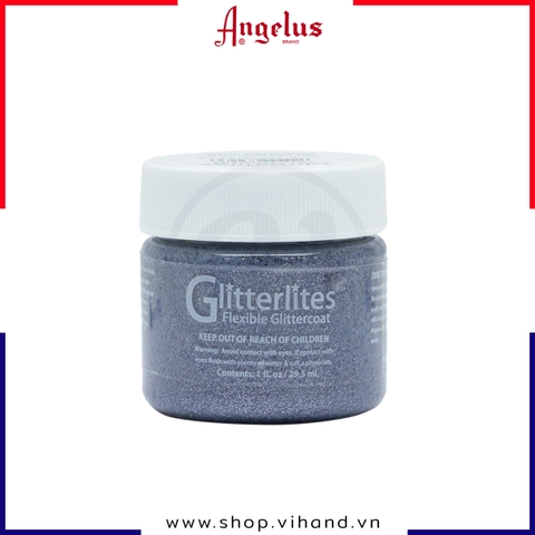 Màu vẽ da, vải Angelus Leather Paint Glitterlites Gunmetal 29.5ml (1Oz)