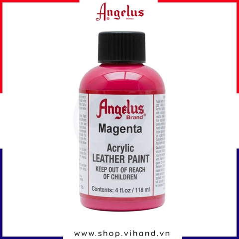 Màu vẽ da, vải Angelus Leather Paint Standard Magenta 118ml (4Oz) – 187