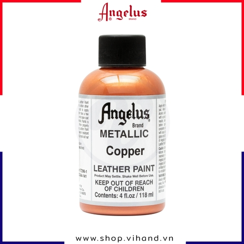 Màu vẽ da, vải Angelus Leather Paint Metallic Copper 118ml (4Oz) – 141