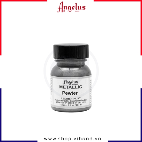 Màu vẽ da, vải Angelus Leather Paint Metallic Pewter 29.5ml (1Oz) – 143