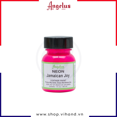 Màu vẽ da, vải Angelus Leather Paint Neon Jamaica Joy 29.5ml (1Oz) - 122