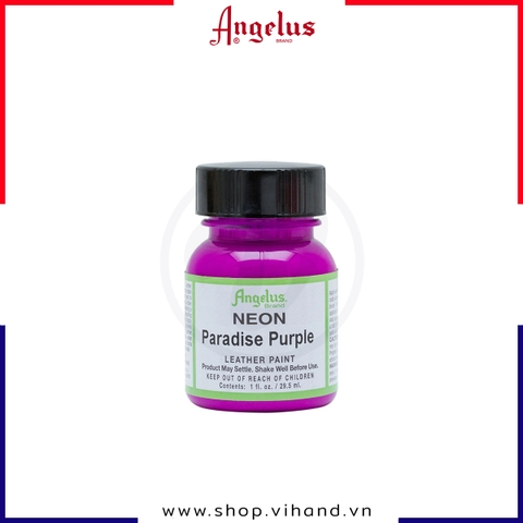 Màu vẽ da, vải Angelus Leather Paint Neon Paradise Purple 29.5ml (1Oz) - 124