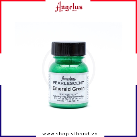 Màu vẽ da, vải Angelus Leather Paint Pearlescent Emerald Green 29.5ml (1Oz) – 457