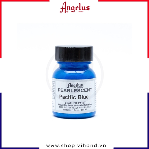 Màu vẽ da, vải Angelus Leather Paint Pearlescent Pacific Blue 29.5ml (1Oz) – 452