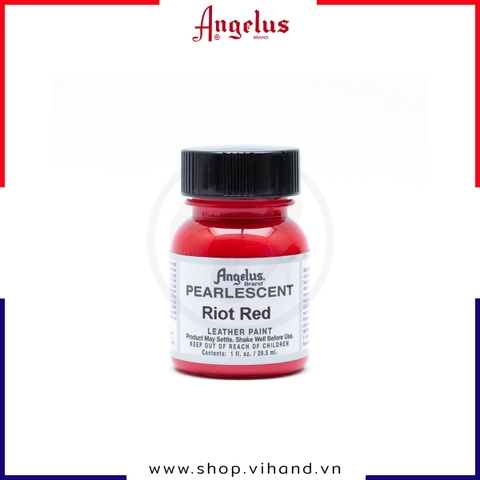 Màu vẽ da, vải Angelus Leather Paint Pearlescent Riot Red 29.5ml (1Oz) – 451