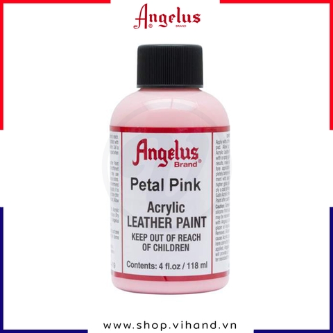 Màu vẽ da, vải Angelus Leather Paint Standard Petal Pink 118ml (4Oz) – 189