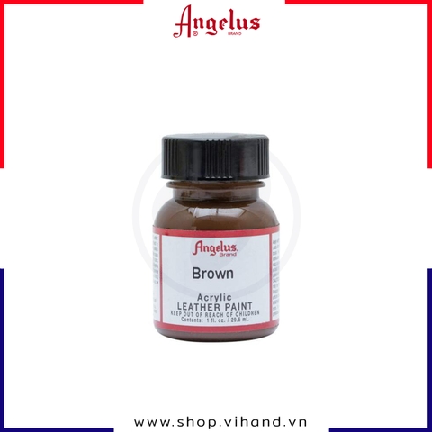 Màu vẽ da, vải Angelus Leather Paint Standard Brown (Nâu) 29.5ml (1Oz) – 014