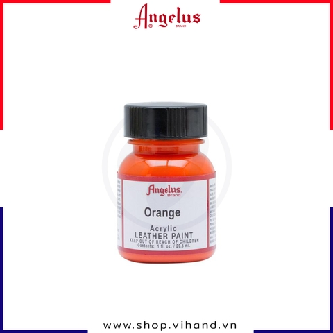 Màu vẽ da, vải Angelus Leather Paint Standard Orange (Cam) 29.5ml (1Oz) – 024