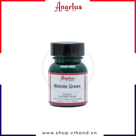 Màu vẽ da, vải Angelus Leather Paint Standard Midnight Green 29.5ml (1Oz) – 052