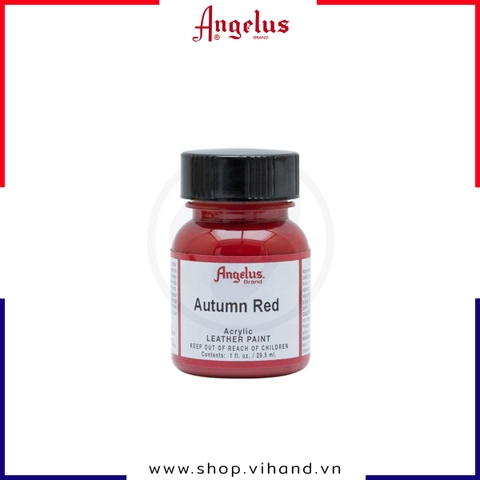 Màu vẽ da, vải Angelus Leather Paint Standard Autumn Red 29.5ml (1Oz) – 184