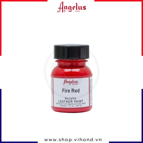 Màu vẽ da, vải Angelus Leather Paint Standard Fire Red 29.5ml (1Oz) – 185